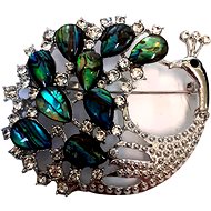 Coolkousky Pin with pearl peacock II - Brooch