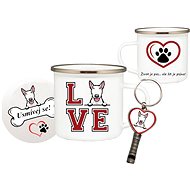 Coolkousky Set tin can, coaster, pendant Bulterier - Mug