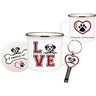 Coolkousky Set tin can, coaster, pendant Dalmatin - Mug