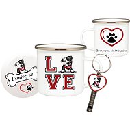 Coolkousky Set tin can, coaster, pendant Pit Bull - Mug