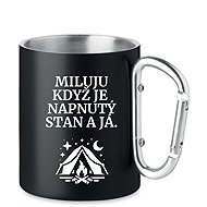 Coolkousky Tin cup with carabiner - tent - Mug