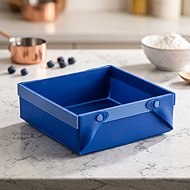COOX Folding silicone mould Wunderform Frame SQ, blue - Baking Mould