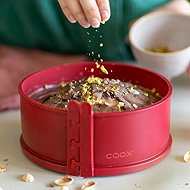 COOX Spring mould diameter 18 cm with porcelain base, red - Baking Mould