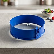 COOX Spring mould diameter 26 cm with glass base and feet, blue - Baking Mould