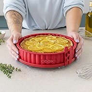 COOX Mini Quiche mould with glass base, diameter 18 cm, blue - Baking Mould