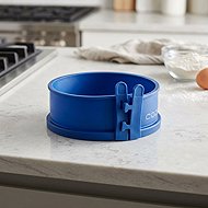 COOX Spring mould diameter 12 cm with porcelain base, blue - Baking Mould