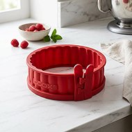 COOX Quiche mould with porcelain base diameter 12 cm, red - Baking Mould