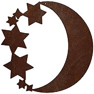 CORGARDEN Moon 50 × 50 cm corten - Garden Decoration