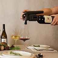 Coravin® Timeless Three + Wine Preservation System - Black - Corkscrew