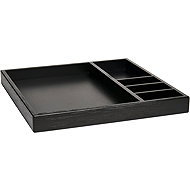 Corby of Windsor Buxton Compact Bamboo Compact Tray for Hotel Use, Black - Tray