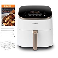 Cosori TurboBlaze Pro 6,2L + 5 skewers and grill grate, white - Hot Air Fryer