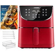 Cosori CP158-AF PREMIUM - 5.5L + 5x skewers and grill. grill, red - Hot Air Fryer
