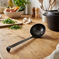 Comas Elegant Scoop, length 265 mm, diameter 90 mm, black - Ladle
