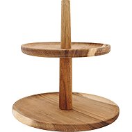 Cosy & Trendy Two-tier acacia wood etager, height 50 mm, length 230 mm, width 220 mm - Tiered Stand