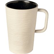 Costa Nova Mug Notos 280 ml, with handle, sand / black inside, 6 pcs - Mug