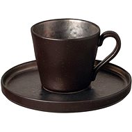 Costa Nova Cup and saucer Lagoa 90 ml, metallic, raised rim, 6 pcs - Set of Cups