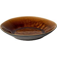 Costa Nova Riviera Deep Plate 25.5cm, Brown - Plate