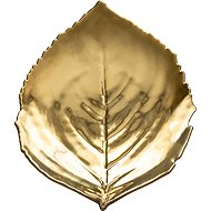 Costa Nova Hydrangea Leaf Riviera Serving Plate 21.8cm, Gold - Plate