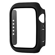 COTEetCI Polycarbonate Case with Screen Protector for Apple Watch 7 41mm Black - Protective Watch Cover