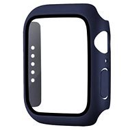 COTEetCI Polycarbonate Case with Screen Protector for Apple Watch 7 41mm Blue - Protective Watch Cover