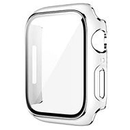 COTEetCI Polycarbonate Case with Screen Protector for Apple Watch 7 45mm White - Protective Watch Cover