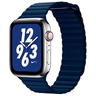 COTEetCI Leather Magnetic Strap Loop Band for Apple Watch 38 / 40 / 41 mm Dark Blue - Watch Strap