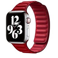 COTEetCI Double Suction Leather Strap for Apple Watch 38 / 40 / 41 mm Red - Watch Strap