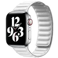 COTEetCI Double Suction Leather Strap for Apple Watch 38 / 40 / 41 mm White - Watch Strap