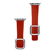 COTEetCI Nobleman Leather Magnetic Strap for Apple Watch 42 / 44 / 45 mm Red - Watch Strap