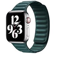 COTEetCI Double Suction Leather Strap for Apple Watch 42 / 44 / 45 mm Green - Watch Strap
