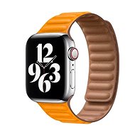 COTEetCI Double Suction Leather Strap for Apple Watch 42 / 44 / 45 mm Yellow - Watch Strap