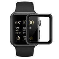 COTEetCI 4D Schutzglas mit vollflächiger Verklebung und schwarzem Rand für Apple Watch 38 mm - Schutzglas