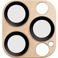 COTEetCI kameravédő üvegfólia Apple iPhone 12 Pro Max 6,7'' készülékhez, arany - Kamera védő fólia