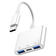 COTEetCI 3-in-1 USB-C to USB-C and Dual USB-A Adapter - Adapter