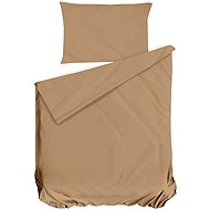 Cottonbox cotton bed linen Neat Beige 140 × 200 / 70 × 90 cm - Bed Linen