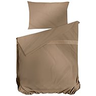 Cottonbox Cotonbox satin bed linen Satin Beige 140 × 200 / 70 × 90 cm - Bed Linen