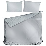 Cottonbox Cotonbox satin bed linen Satin Grey 220 × 200 / 2 × 70 × 90 cm - Bed Linen