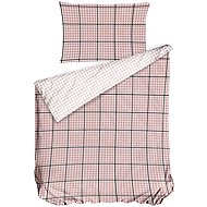Cottonbox cotton bed linen Rony Pink 140 × 220 / 70 × 90 cm - Bed Linen