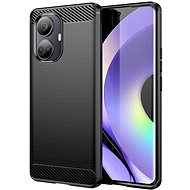 MG Carbon kryt na Realme 10 Pro Plus, černý - Phone Cover