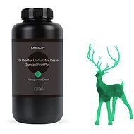 Creality Standard Rigid Resin Plus 1kg Transparent Green - UV-érzékeny gyanta