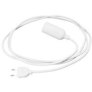 Creative Cables silicone lamp for socket with switch Snake white - Table Lamp