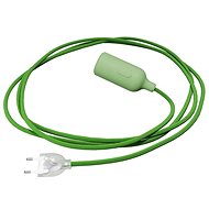 Creative Cables silicone socket lamp with switch Snake green - Table Lamp