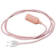 Creative Cables silicone lamp for socket with switch Snake salmon - Table Lamp