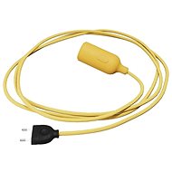 Creative Cables silicone socket lamp with switch Snake yellow - Table Lamp