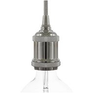 Creative Cables Vintage Socket E27 Metal Worn Chrome - Lightbulb Socket
