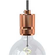 Creative Cables Design socket E27 with thread for Metal Milled copper lampshade - Lightbulb Socket