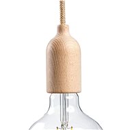 Creative Cables Wooden Socket E27 Wood Style Natural Wood - Lightbulb Socket