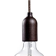 Creative Cables Wooden Socket E27 Wood Style Wood Effect Wenge - Lightbulb Socket