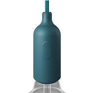 Creative Cables Silicone E27 socket with switch Silicone Color blue - Lightbulb Socket