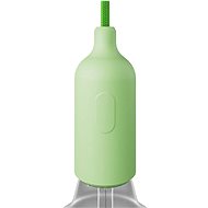 Creative Cables Silicone E27 socket with switch Silicone Color green - Lightbulb Socket